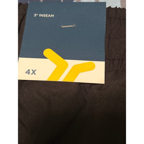 NWT Old Navy Plus Size Women's Shorts Black Elastic Waist Mid Rise Go-Dry Sz 4X - Picture 4 of 7